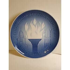 Decorative Plate - Olympic Games Montreal 1976 - 7.5" D - Made in Denmark
